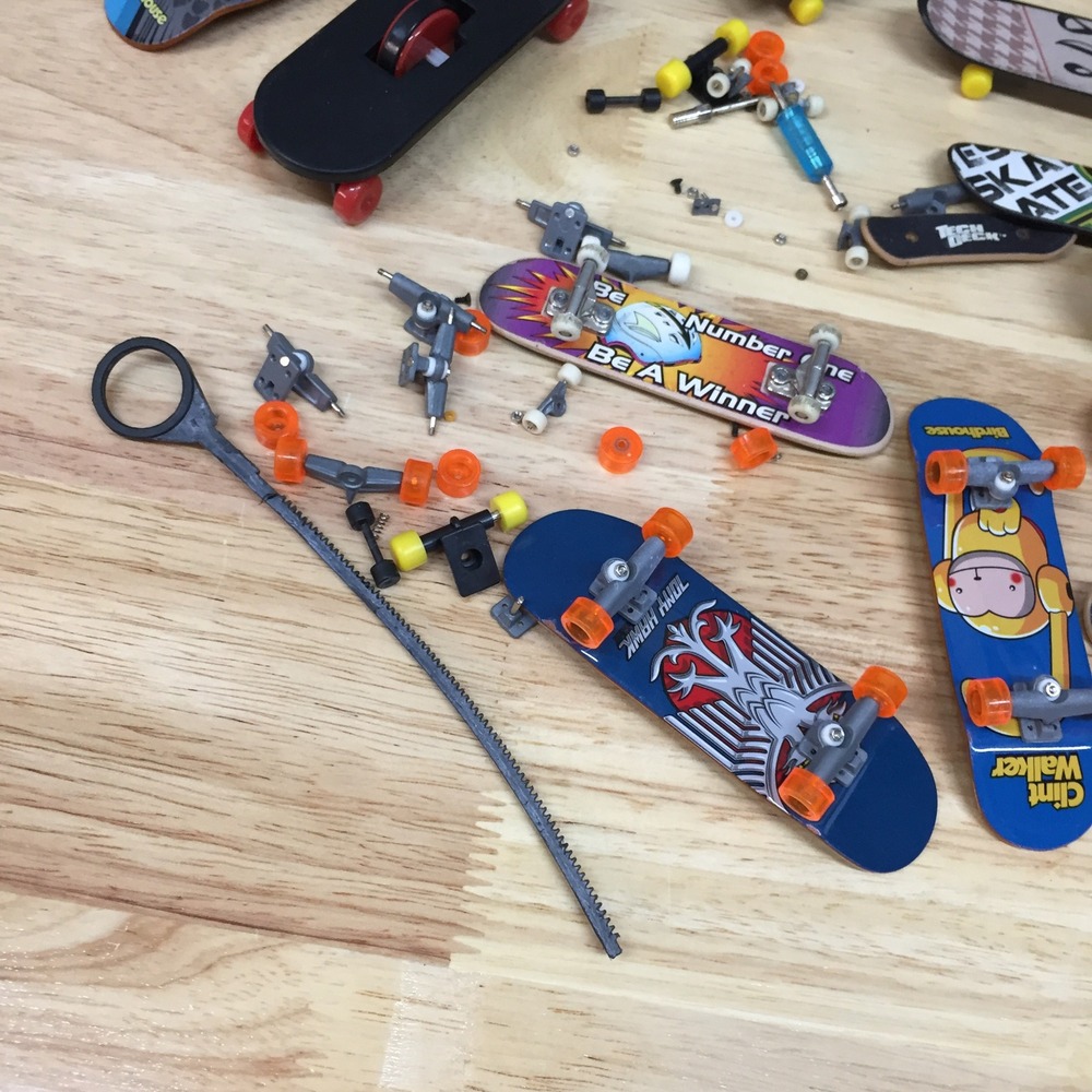 Tech Deck Birdhouse Fingerboard Lot Tony Hawk Clint Walker Skateboard Toys Parts - Picture 2 of 5